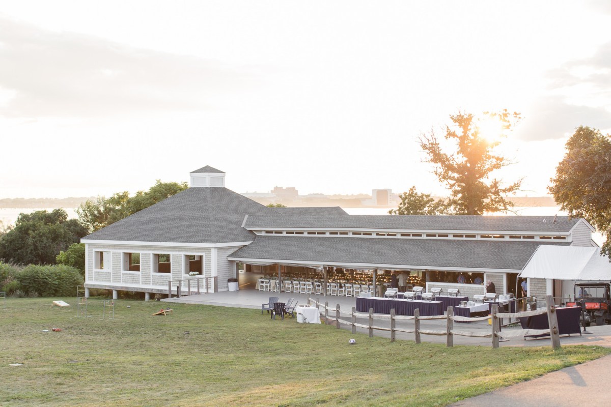 Nyssa and Pedro's Glamping Inspired Thompson Island Wedding on The Boston Bride