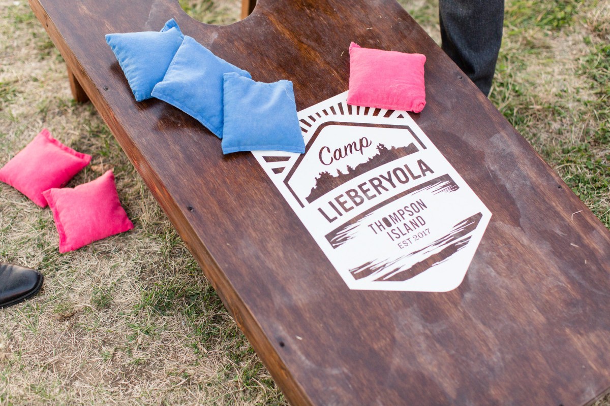 Nyssa and Pedro's Glamping Inspired Thompson Island Wedding on The Boston Bride