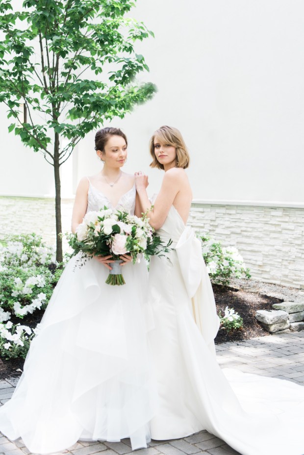Double Bridal Inspiration at the Lakeview Pavilion on The Boston Bride, a Massachusetts Wedding Blog