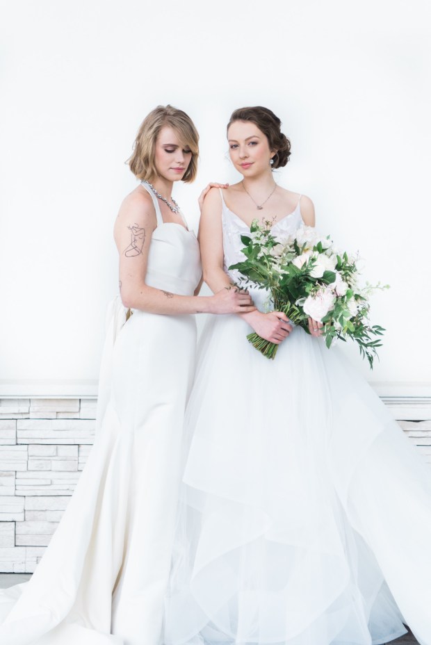 Double Bridal Inspiration at the Lakeview Pavilion on The Boston Bride, a Massachusetts Wedding Blog