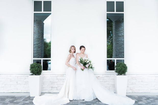 Double Bridal Inspiration at the Lakeview Pavilion on The Boston Bride, a Massachusetts Wedding Blog