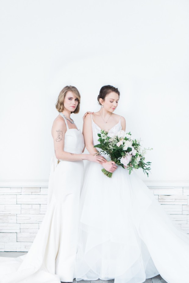 Double Bridal Inspiration at the Lakeview Pavilion on The Boston Bride, a Massachusetts Wedding Blog