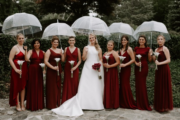 Deep Jewel Tone Wedding on The Newport Bride