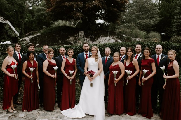 Deep Jewel Tone Wedding on The Newport Bride
