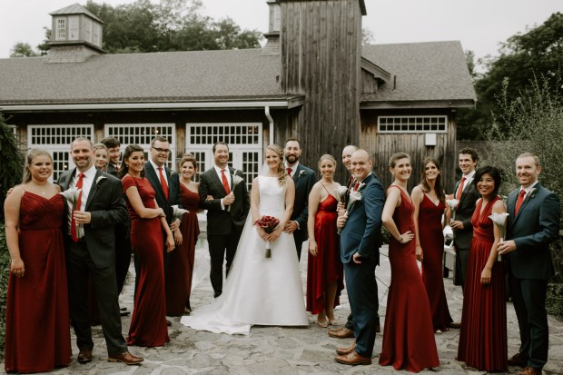 Deep Jewel Tone Wedding on The Newport Bride